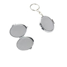Full Color Folding Mirror Keychain Makeup Mirror W/ Keyring