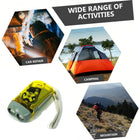 Full Color Hand Crank Flashlight