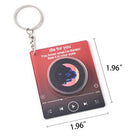 NFC Acrylic Record Keychain