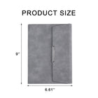 A5 Leather Three-fold Business Loose-Leaf Notebook