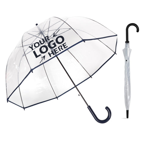 47" Arc Fashion Clear Bubble Umbrella