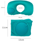 Press Automatic Inflatable Travel Pillow