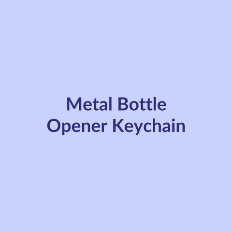 Metal Bottle Opener Keychain