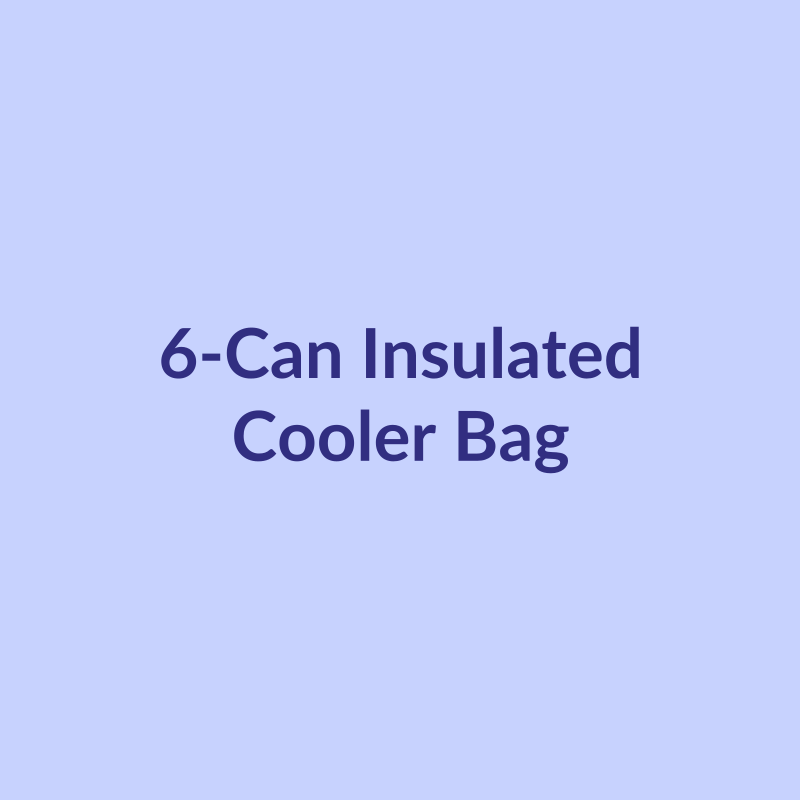6-Can Insulated Cooler Bag