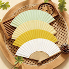 Bamboo Folding Hand Fan With Lightweight Silent Cooling