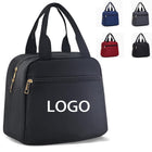Insulated Reusable Lunch Bag With Front Pocket