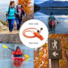 Emergency Survival Safety Whistle With Lanyard