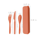 Reusable Wheat Straw Cutlery Set