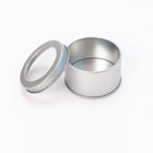 Round Windowed Tin Box