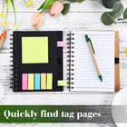 Eco Spiral Notebook Lined Notepad With Pen