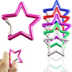 3 2/3'' Star-Shaped Carabiner Key Chain
