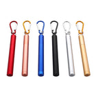 Reusable Stainless Steel Retractable Telescopic Straw Kit