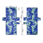 Tie-Dye Microfiber Chaise Lounge Towel Cover W/ Side Pockets