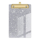 Glitter Acrylic Clipboard With Gold Clip