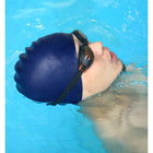 Women's Long Hair Friendly Silicone Swim Cap