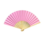 8.2" Folding Advertising Paper Bamboo Fan
