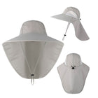 Wide Brim Sun Hat with Neck Flap