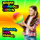 8.5" PVC Rainbow Playground Balls