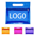 Clear PVC Cosmetic Bag with handle