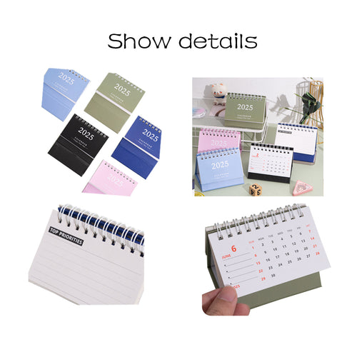 2025 Mini Desktop Notebook Calendar