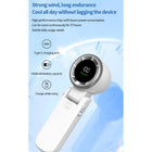 Portable Handheld Fan Speed(1-100) Adjustable And 5000Mah Battery Rechargeable