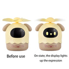 Rechargeable Mini Panda Cartoon Animal Fan