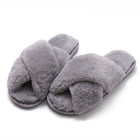 Cross Band Winter Slipper
