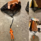 Children Hand Throwing Parachute Toy