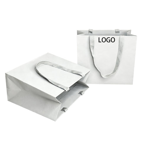 Luxury White Cardboard Gift Bag