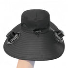 Solar Fan Hat Outdoor Fishing Sun Hat Rechargeable Model
