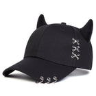 Safety Pin Metal Ring Baseball Cap