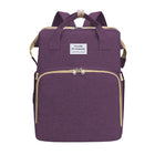 Multifunctional Large Diaper Bag Backpack With Baby Bed