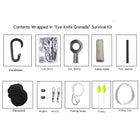 Durable Paracord Grenade Emergency Survival Kit W/ 10 Tools