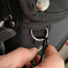 Golf Club Brush Groove Cleaner with Retractable Zip-line and Aluminum Carabiner Cleaning Tools