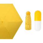 Mini 5 Foldable Rain Umbrella With Cute Capsule Case