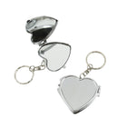 Full Color Folding Mirror Keychain Makeup Mirror W/ Keyring
