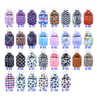 Neoprene Hand Sanitizer Holder Keychain-Full Color