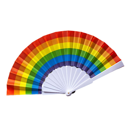 9'' Plastic Handheld Folding Fan