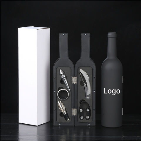 Bottle Shaped Wine Opener Set