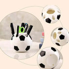Durable Soccer-Themed Pen Holder Holds Desk Essentials