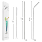 Stainless Steel Straw With Cleaning Brushes