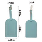 Pu Leather Boarding Luggage Tag