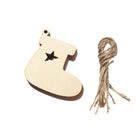 Wooden Christmas Tree Cutout Ornament