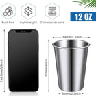12Oz Stainless Steel Pint Camping Cup