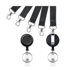 Clear Horizontal Id Badge Holder With Lanyards