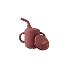 Food-Grade Silicone Double-Eared Straw Training Cup