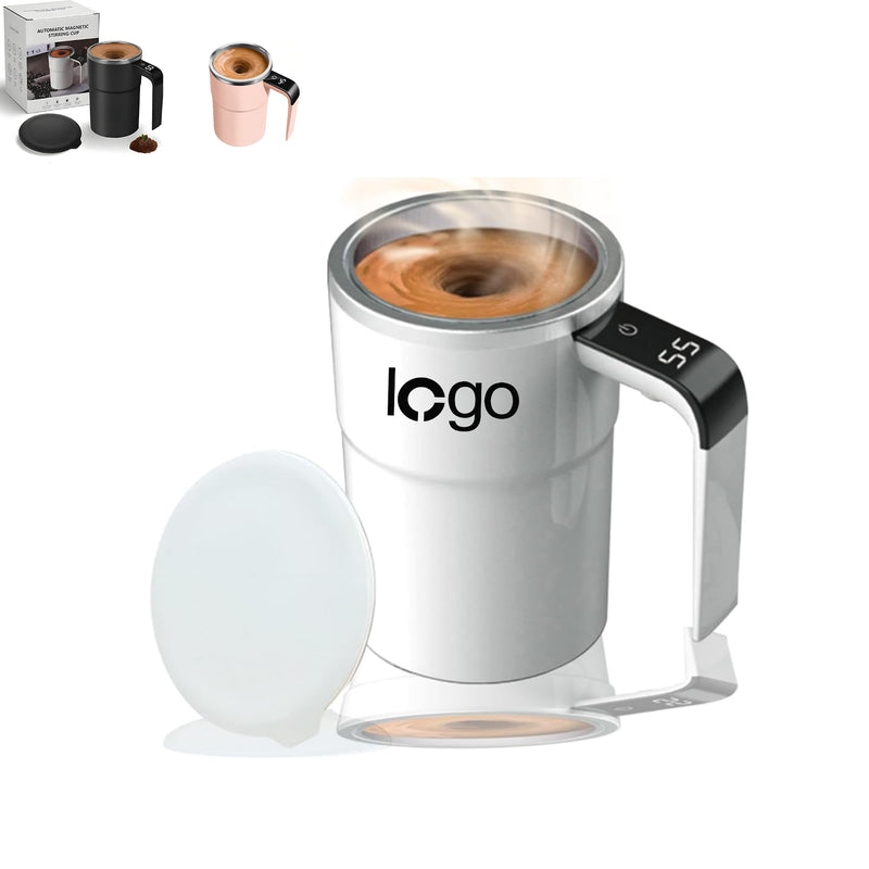 13Oz Rechargeable Stainless Steel Stirring Coffee Mug