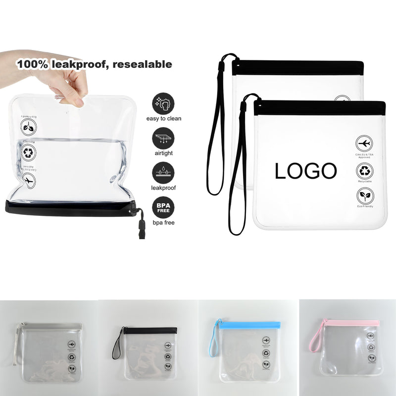 EVA Reusable TSA Approved Security Clear Toiletry Travel Bag