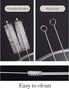 Stainless Steel Straw With Cleaning Brushes