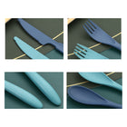 3 Piece Reusable Utensils Set With Case(Knife, Fork, Spoon)